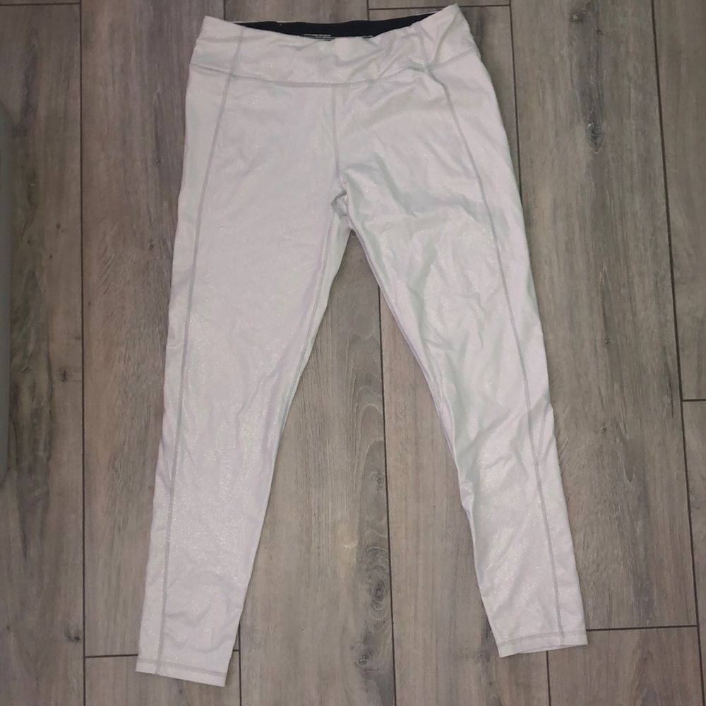 VS SPORT WHITE SPARKLE LEGGINGS